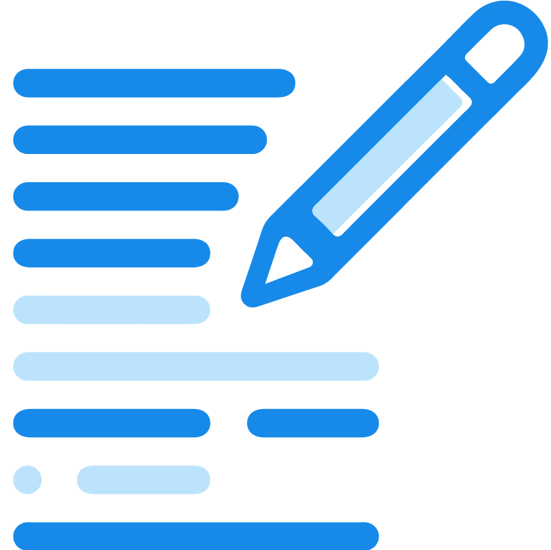 Content writing and formatting